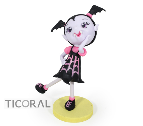 ADORNO VAMPIRINA PORCELANA FRIA x 1